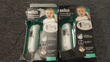 Lot of 2 Braun ThermoScan 5 Digital Ear Thermometer IRT6020US, White - OBN - L5
