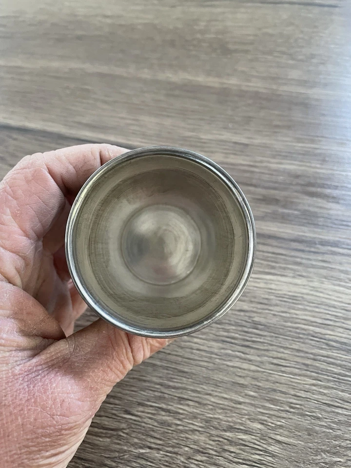 Ancienne timbale en argent massif 60 gr - Photo 4/4