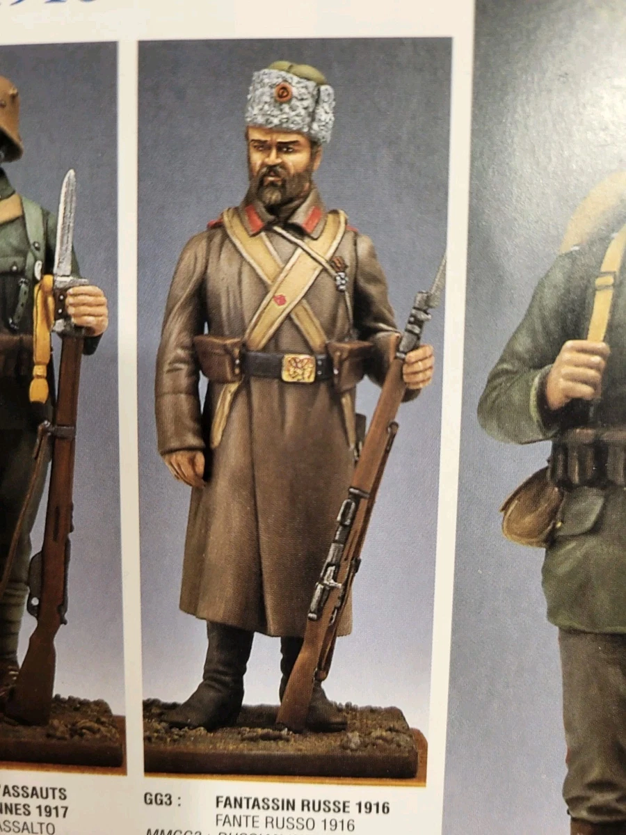 63 Soldats De Plomb à Peindre – Grenadiers De La Garde Impériale Russe – 1/32 (60mm)