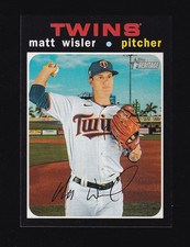 2020 Topps Heritage Matt Wisler #657 Minnesota Twins