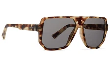 NEW Von Zipper Roller Sunglasses-DTS Dusty Tortoise Satin-Grey Lens