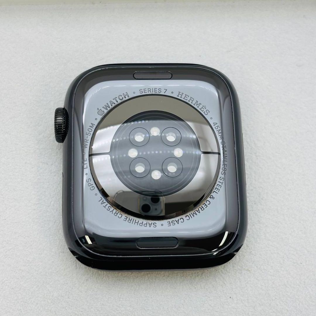 2005 Apple Watch エルメス　series7 シルバー　セルラー Apple Watch HERMES series7 45mm GPS+Cellular Silver