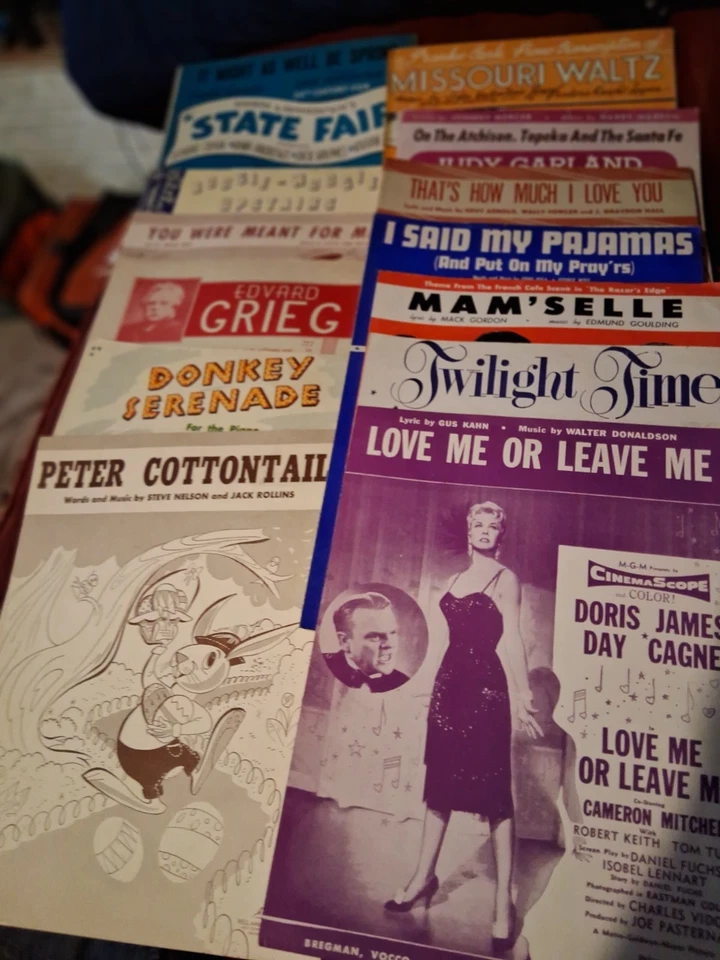 *RARE* VINTAGE LOT (46) MINT SHEET MUSIC 1910-1950s RARE! - Image 2 of 4