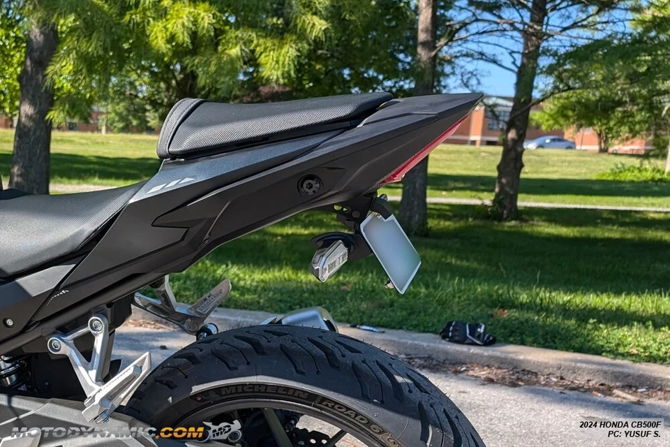 Eliminador de guardabarros completo cola ordenada + luz LED para Honda CBR500R CB500F 16-25 Foto 2 de 4