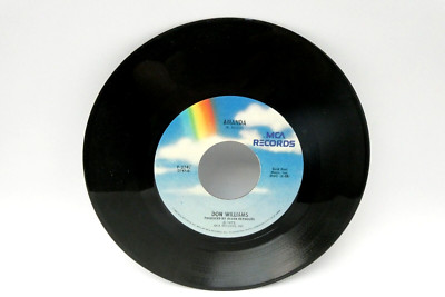 1973 MCA Records P-2747 Gold Dust Don Williams Amanda Shelter of Your Eyes 45rp,