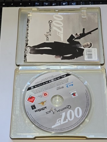 007 Quantum of Solace PS3 SteelBook Collector's Edition PlayStation 3 Complete - Picture 4 of 6