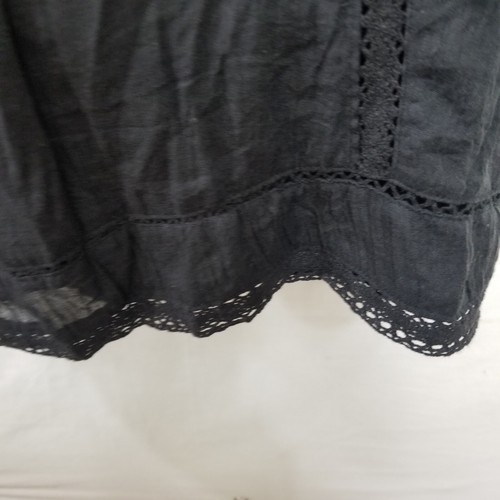 Umgee Shift Dress Womens Small Black Multicolor Boho Embroidered Floral Casual - 第 12/16 張圖片