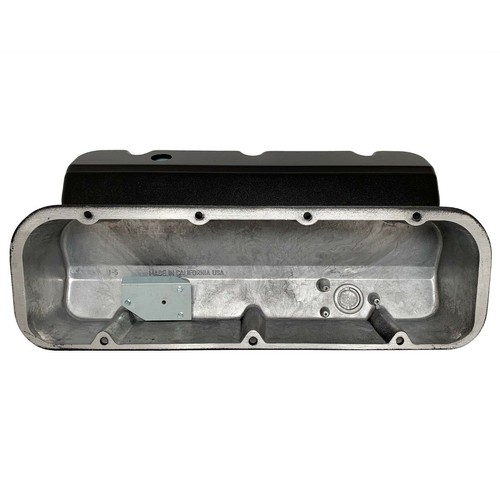 Big Block Chevy Tall Valve Covers Black - BBC Die-Cast Aluminum - Ansen USA - Foto 3 di 6