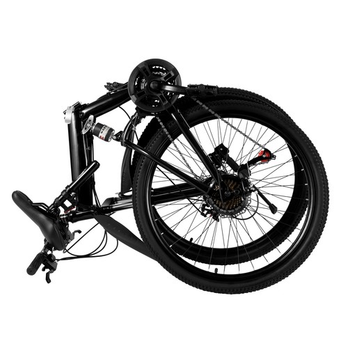 Faltbares 26-Zoll-Mountainbike, 21 Gänge, Karbonstahlrahmen, max. 100 kg - Bild 10 von 10
