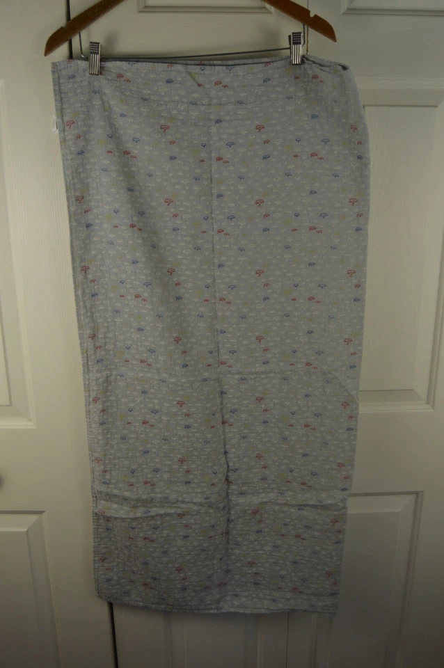 Gymboree Barcos de Papel Bebé Manta Envoltura Gris Blanco Azul Rojo Velero Barco Foto 2 de 4