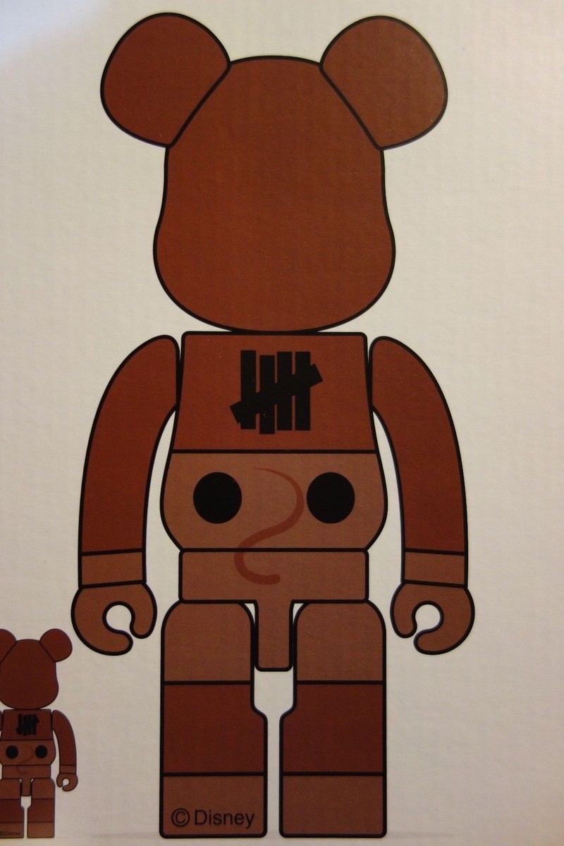 UNDEFEATED - UNDEFEATED BE@RBRICK MICKEY ミッキー ベアブリ ミッキーマウス 生誕90周年記念！BE@RBRICK × FRAGMENT