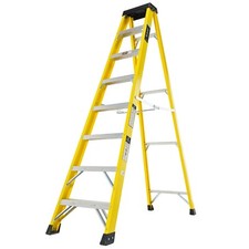 Image of TB Davies Electricians Fibreglass Step Ladders - 4,5,6,8 & 10 Treads