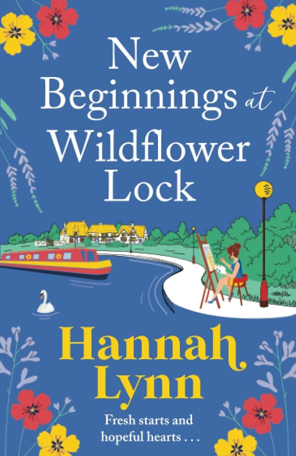 New Beginnings at Wildflower Lock Hannah Lynn Book NEW Paperback Feel Good
