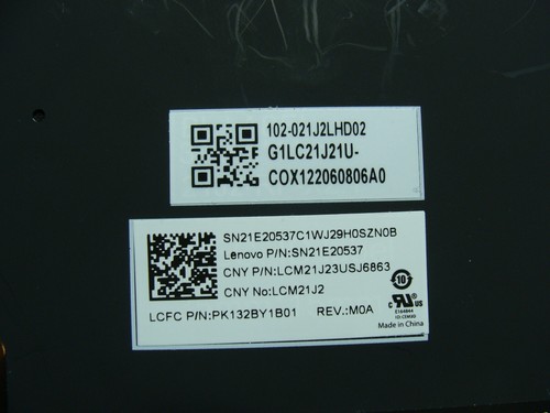 Lenovo Yoga 9 14IAP7 14" Palmrest w/Touchpad Keyboard Backlit AM2BY000400 Grd A - Picture 6 of 7