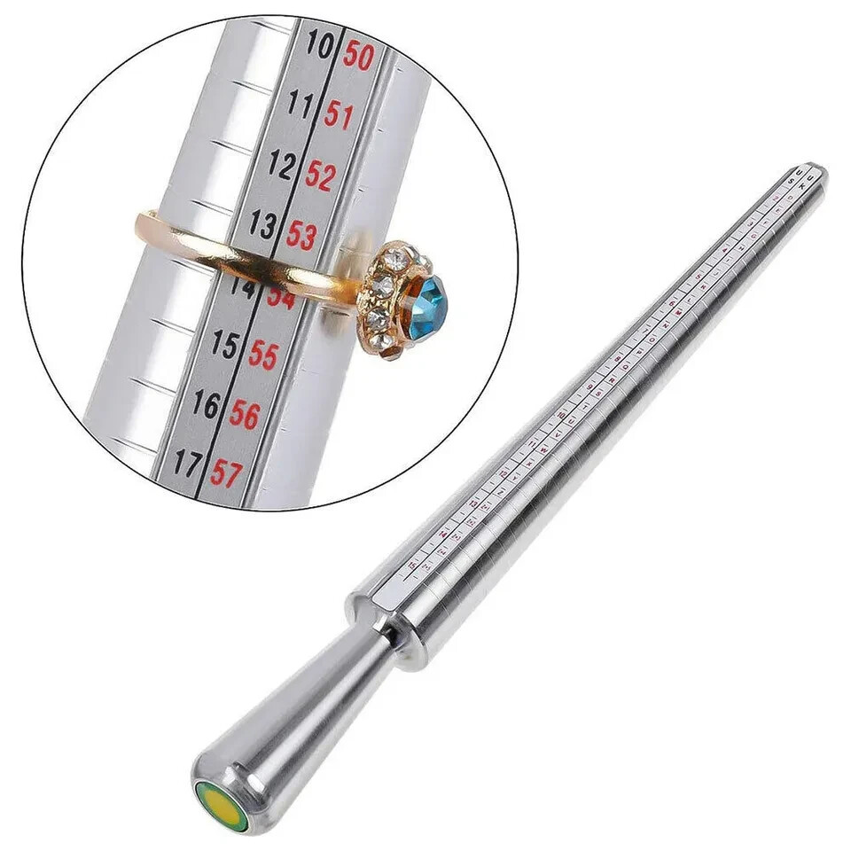 Qkiss Ringstock Messset - Ringgrößen Messgerät Für Schmuck