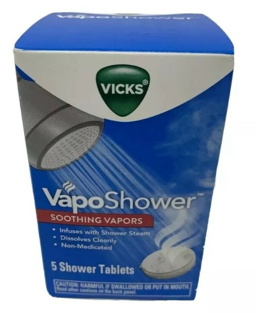 Vicks VapoShower Soothing Vapors Tablets 5 Count for sale online eBay