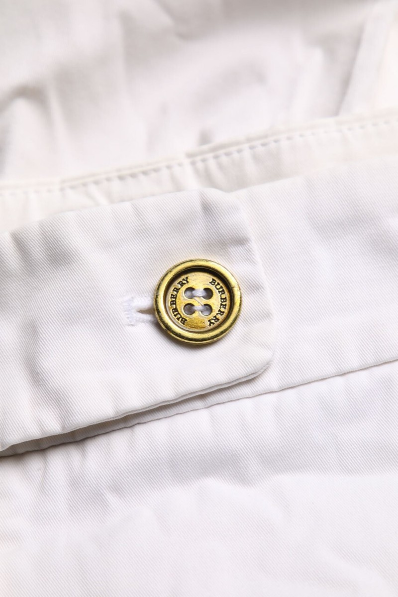 BURBERRY BRIT Chino Pants UK 12 = D 38 ivory | eBay