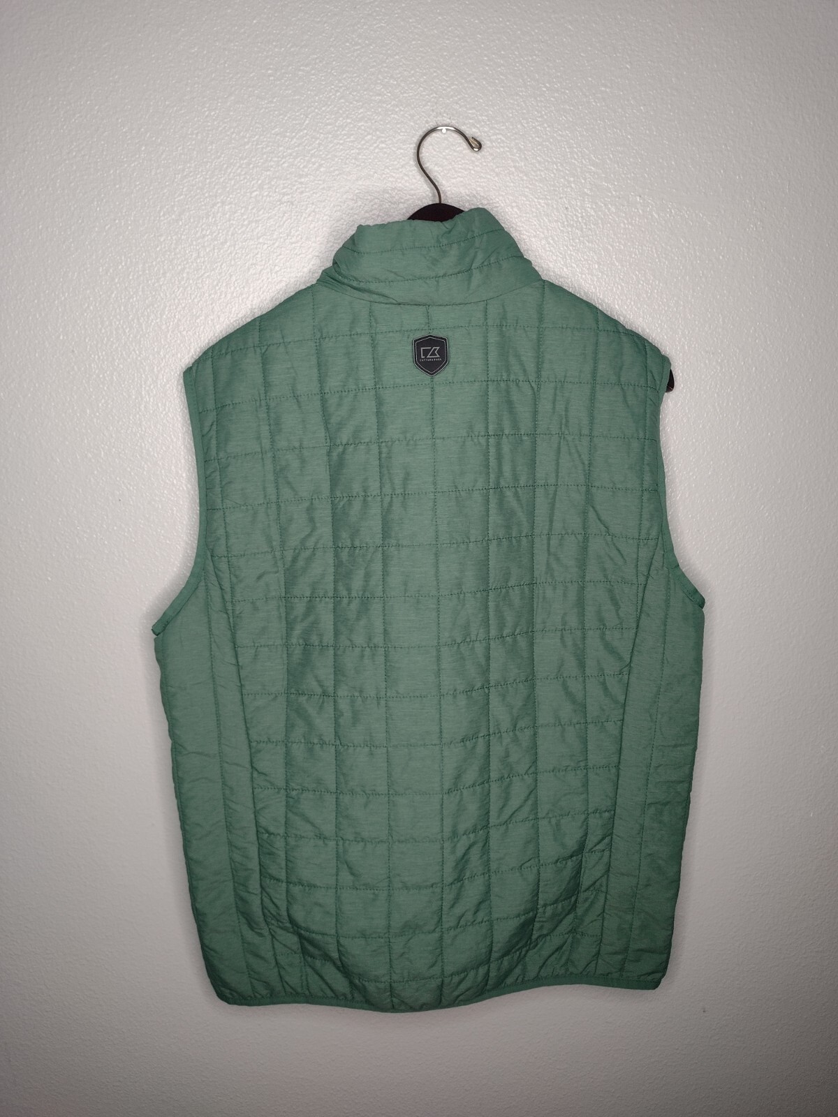 Cutter & Buck Men's Quilted Puffer Vest Medium Green Golf Outdoor Sunriver A16 eBay