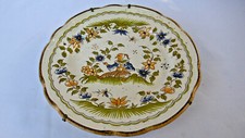 assiette creuse porcelaine de moustiers