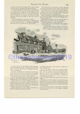 Hawkwell Village, Essex, Buchillustration (Druck), um 1893
