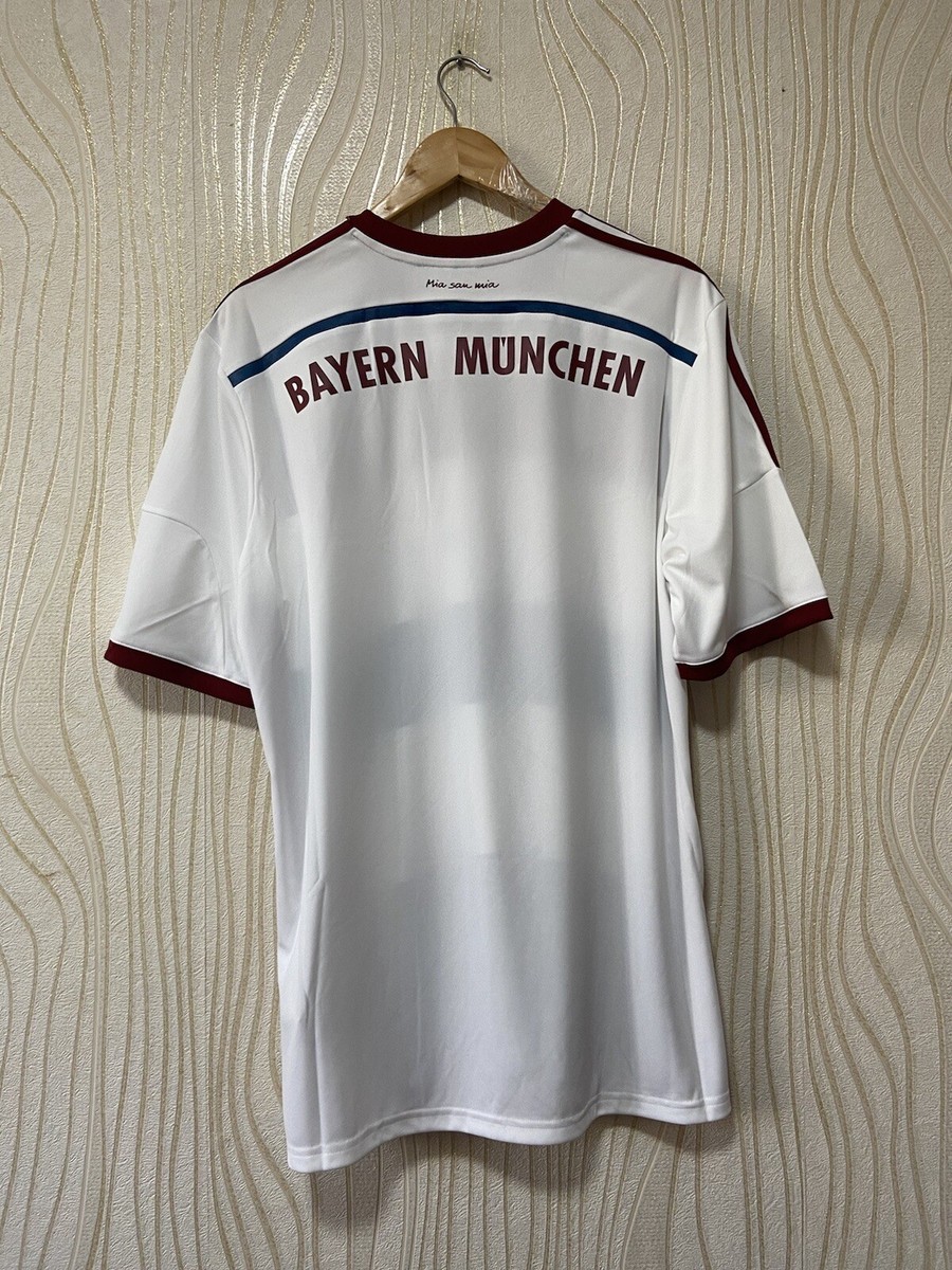 BAYERN MUNICH 2014 2015 AWAY FOOTBALL SHIRT SOCCER JERSEY