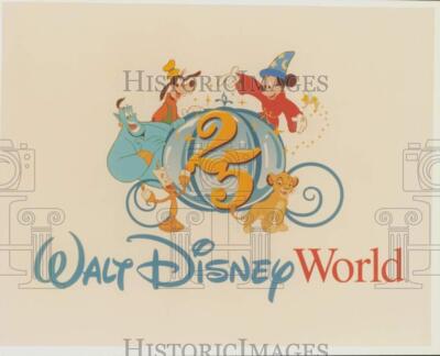 1996 Press Photo Walt Disney World Resort 25th Anniversary Logo