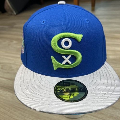 CHICAGO WHITE SOX 1917 WORLD SERIES PATCH HAT 7 1/4 NEW ERA 59FIFTY JUICE BOX - Picture 4 of 20