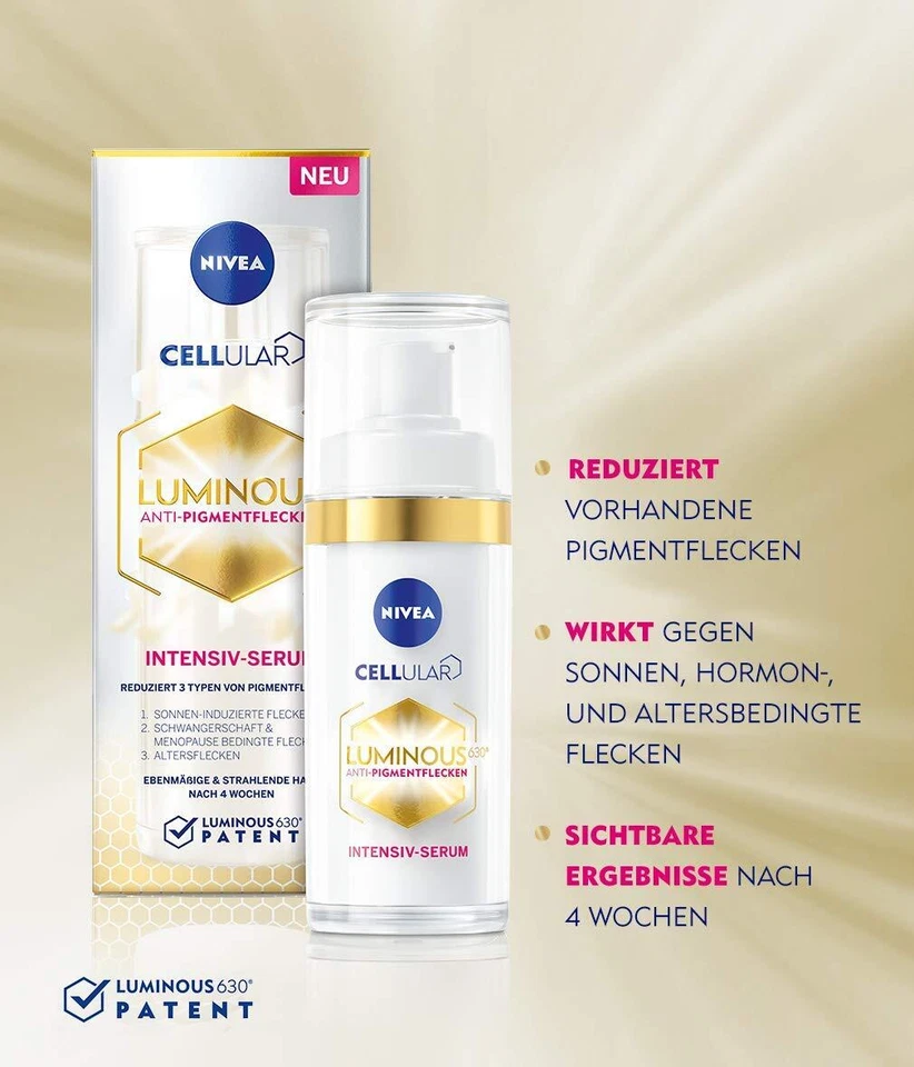 NIVEA Cellular Luminous 630 Anti-Pigmentflecken Intensiv-Serum (30ml) - Bild 2 von 4