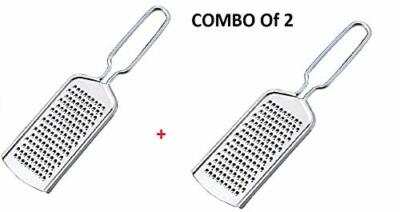 Stainless Steel Cheese Ginger Grater Carrot Vegetables Coconut Pack of 2 Grater.