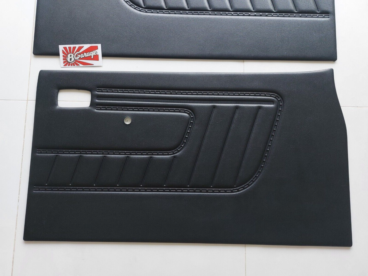 Datsun 620 Door Panel Door Trim L+R | Black | Leather | Front Left