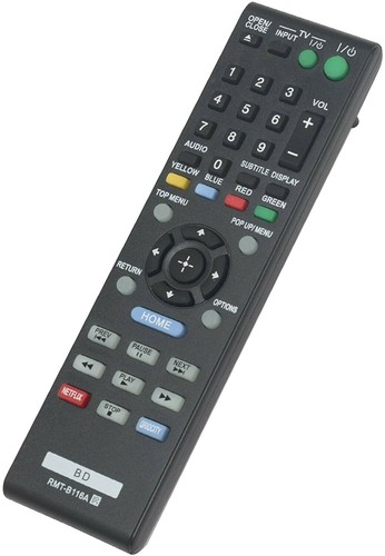 Replace Remote RMT-B116A for Sony Blu-Ray DVD Player BDP-BX58 BDP-BX38 BDP-S480 - Picture 2 of 3
