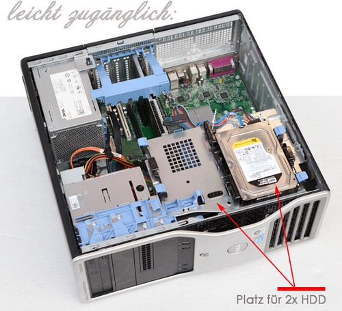 COMPUTER DELL PRECISION T3500 RS-232 LPT DVD-RW BRENNER FÜR CAD WINDOWS XP VIT-6 - Bild 6 von 8