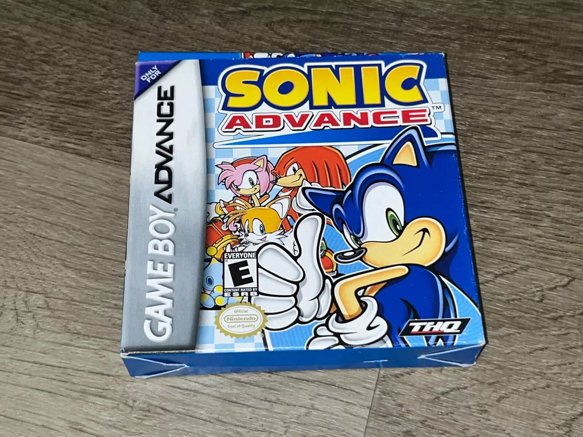 Sonic Advance Nintendo Game Boy Advance *Box Only* No Game Authentic