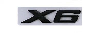 Gloss Black For bmw X6 Series Emblem X6+XDrive40d Number Letter Rear Trunk Badge - Изображение 4 из 4