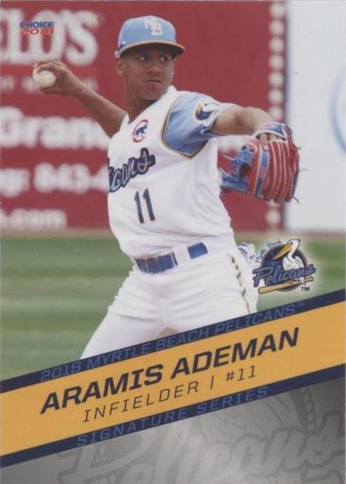 2018 Choice Myrtle Beach Pelicans - Aramis Ademan #02 - 1 of 1