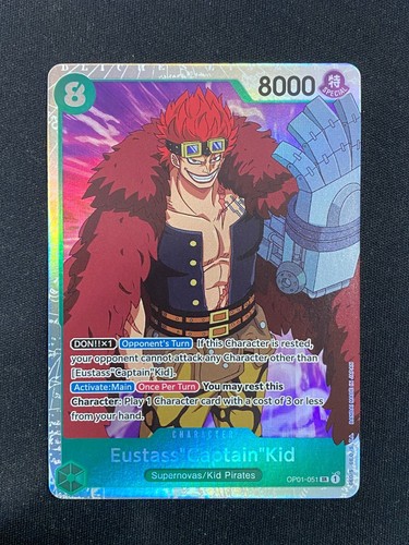 Eustass "Captain" Kid OP01-051 SR - Romance Dawn One Piece TCG/CCG | eBay