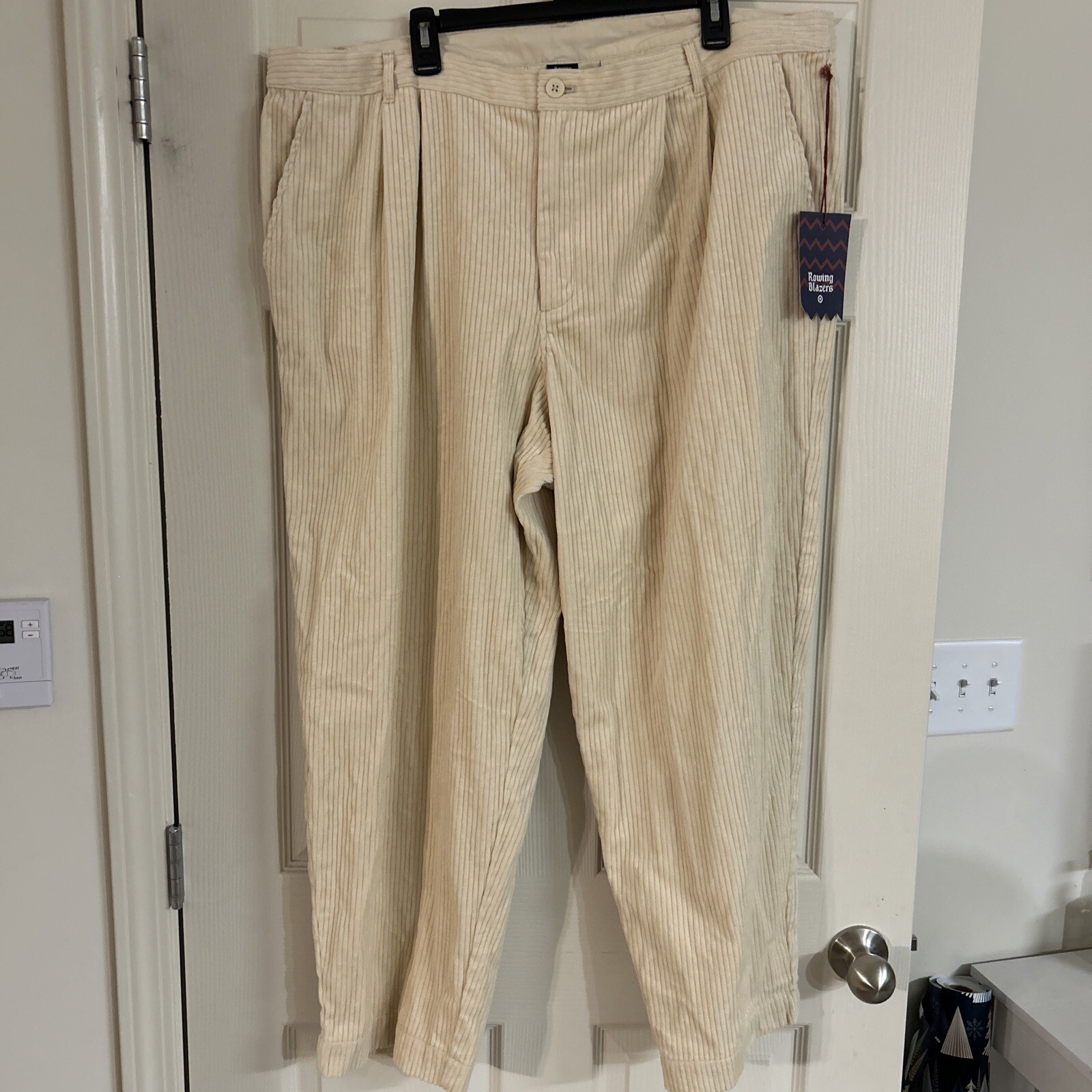 FILA Pantaloni donna in velluto a coste gamba dritta blazer da canottaggio 20