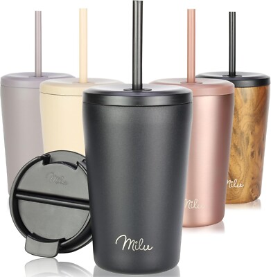 Milu Thermobecher 300ml 400ml 500ml Isolierbecher Edelstahl Kaffeebecher B-WARE