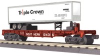 Mth 30-76659 Southern Flat Car W/40' Trailer on sale Mth 30-76659 Southern Flat Car W/40' Trailer on sale