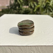 3 Seto Two-Tone 1.5” Plate - Mino Ware, Mini Japanese Tableware, Ceramic Japan