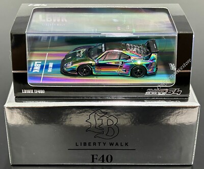 INNO64 LBWK Ferrari F40 Chrome Silver 1:64 Chase | eBay