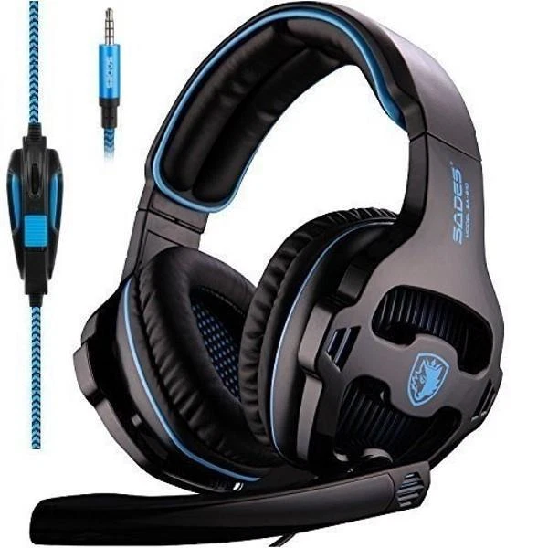 SADES SA-810 Multi Platform Gaming Headset Mic Chat Black Xbox one PS4 PC - Image 4 of 4