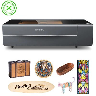 Refurbished) xTool P2 Laser Engraver, Versatile Desktop 55W CO2