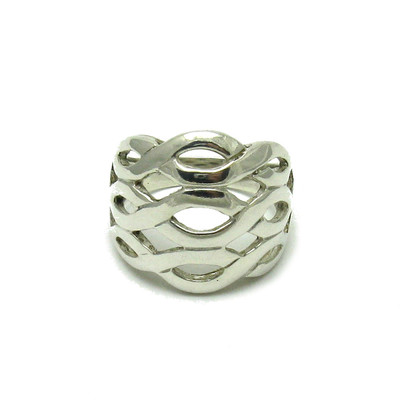 Stylish Plain Sterling Silver Ring Stamped Solid 925 Perfect Quality Handmade