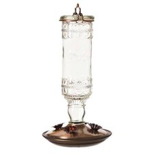 Perkypet Perky Pet Antique Hummingbird Feeder 10 Oz. Clear
