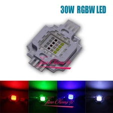 30W RGBW RGB+white LED High Power LED Chip  Module Light Bulb Lamp DIY 1PCS