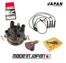New Spark Plugs & Wires Cap Rotor for Pick Up 22R 93-95 4Runner Made in Japan