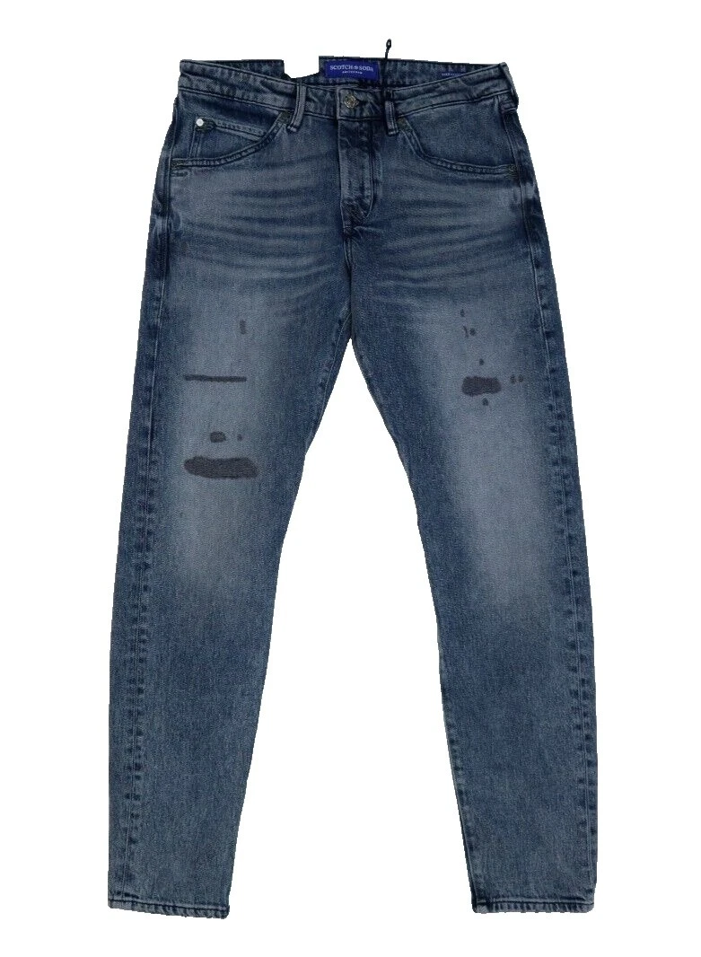 Pantalones de mezclilla escocesa y soda para hombre