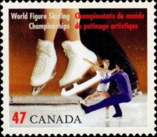 🍁Canada   #1897      WORLD FIGURE SKATING     Brand New  2001  Original Gum