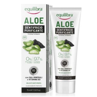 Equilibra Zahnpasta mit Aktivkohle 75 ml